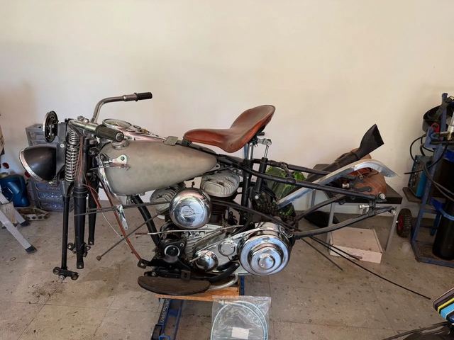 Harley-Davidson WL, 1942 — Московская обл., Раменский муниципальный округ