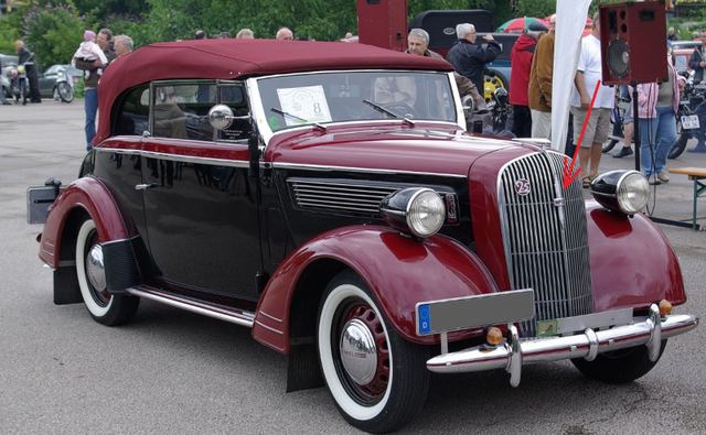Решётка радиатора Opel Super 6 — фото 3